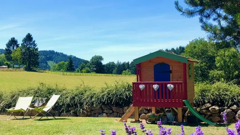 Dans le jardin du gîte