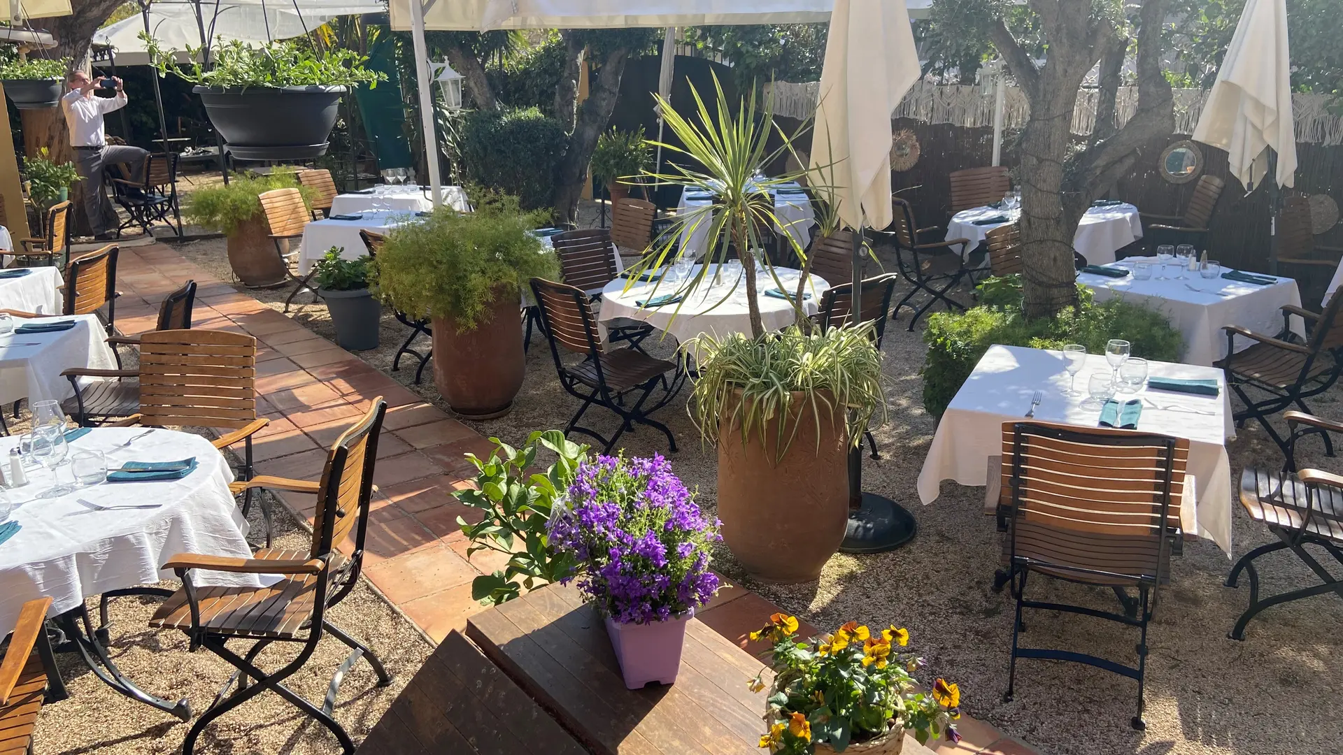 Le Jardin du restaurant à La Londe les Maures