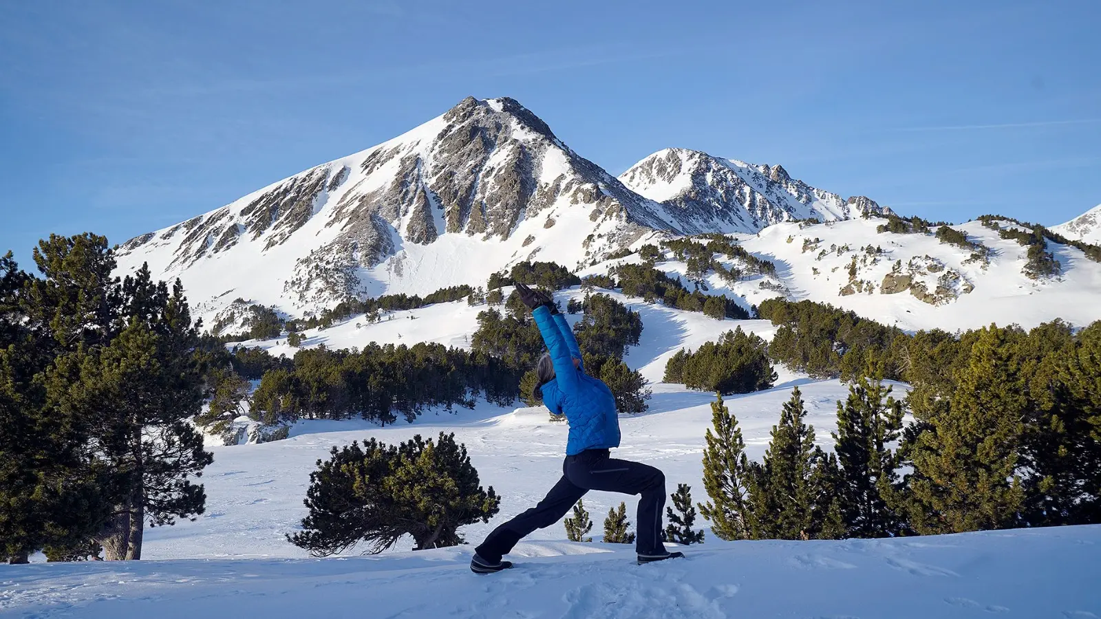 Yoga sur neige