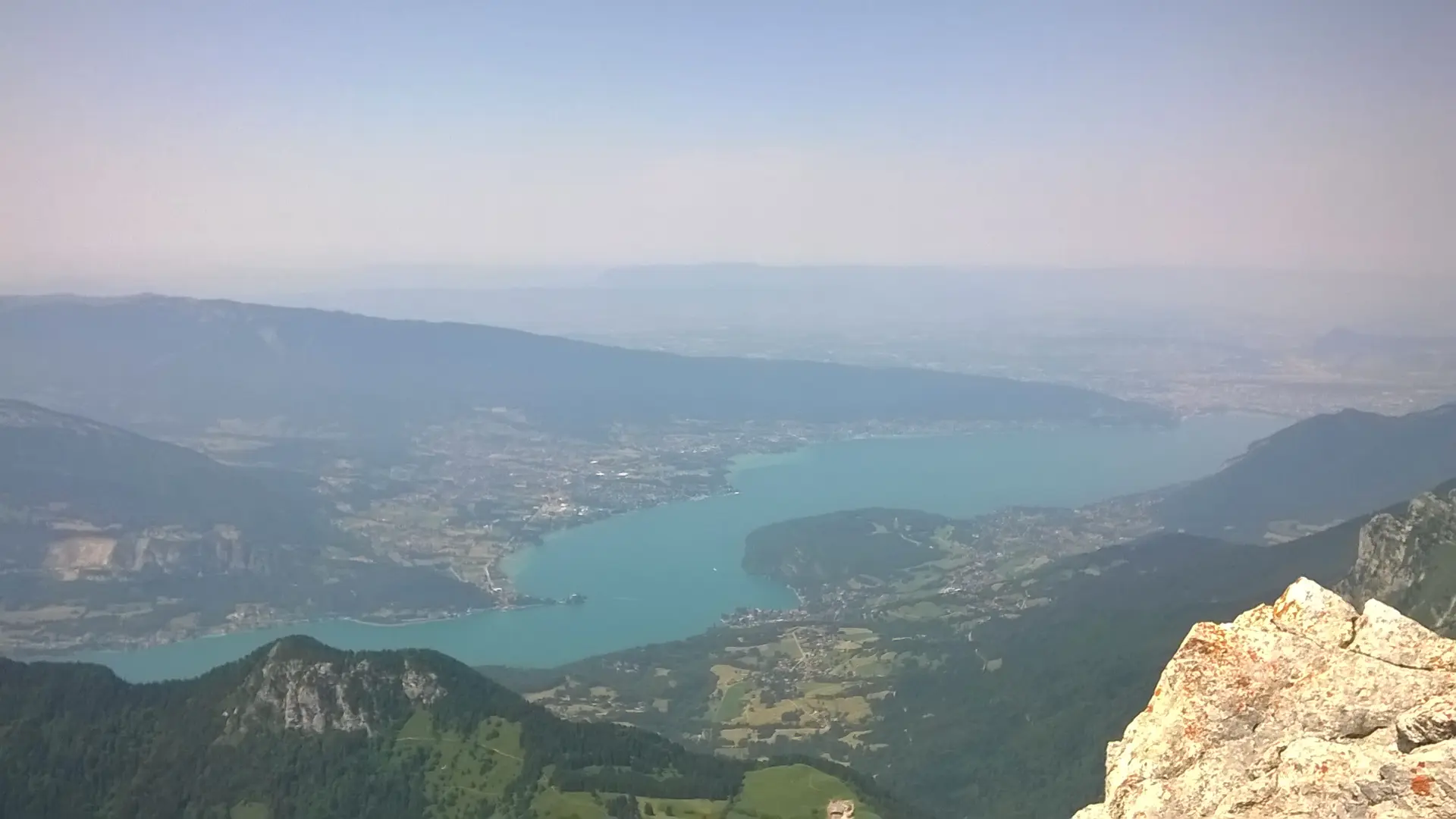 Lac d'Annecy depuis la Tournette