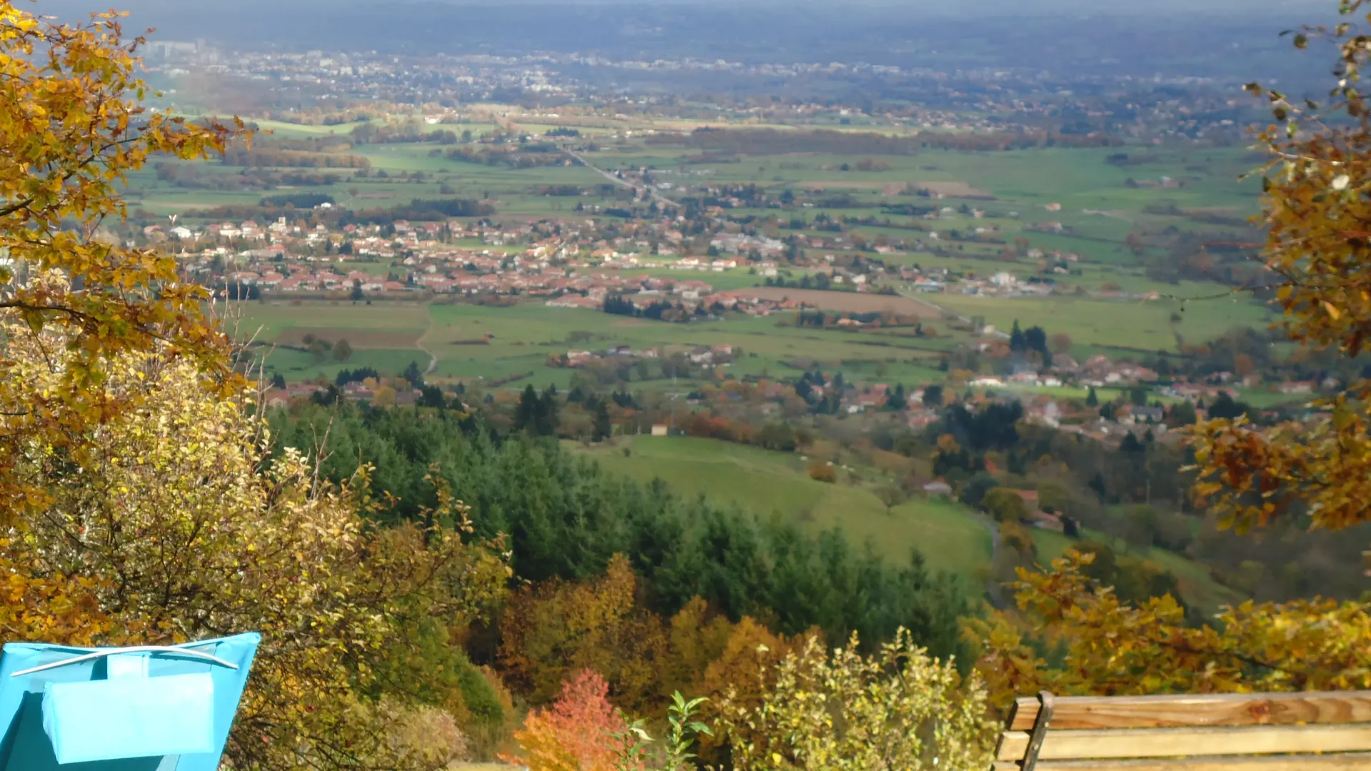 Vue depuis les cabanes