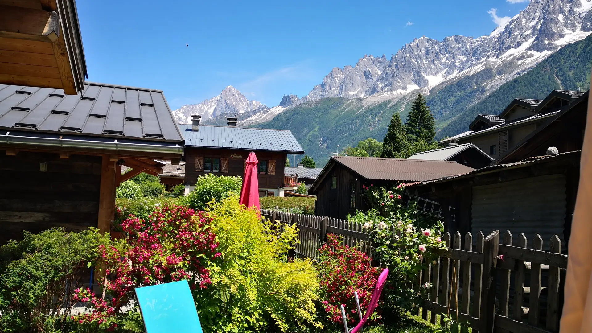 La vue depuis la terrasse