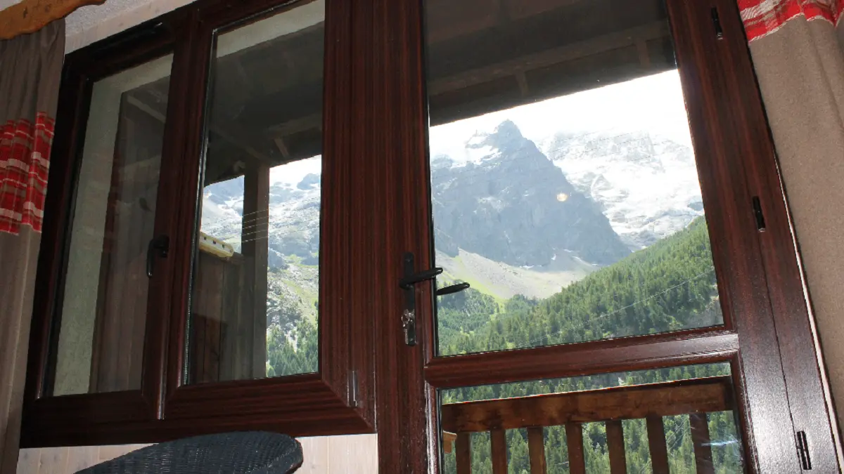 Vue de la porte fenêtre