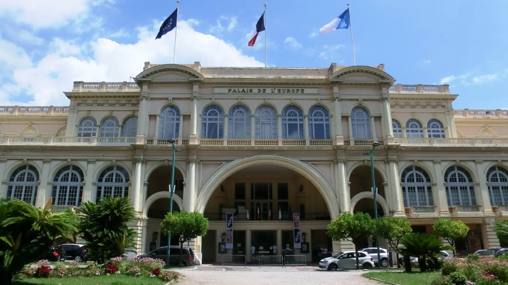 Façade du Palais de l'Europe