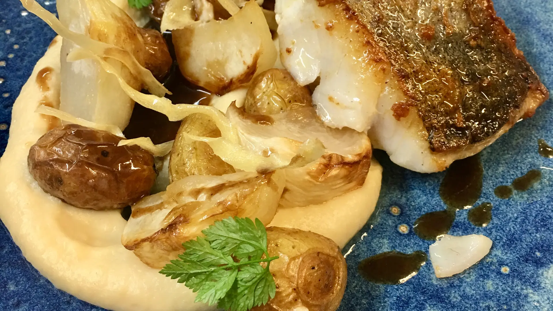 Poisson et pommes de terre de l'île de ré