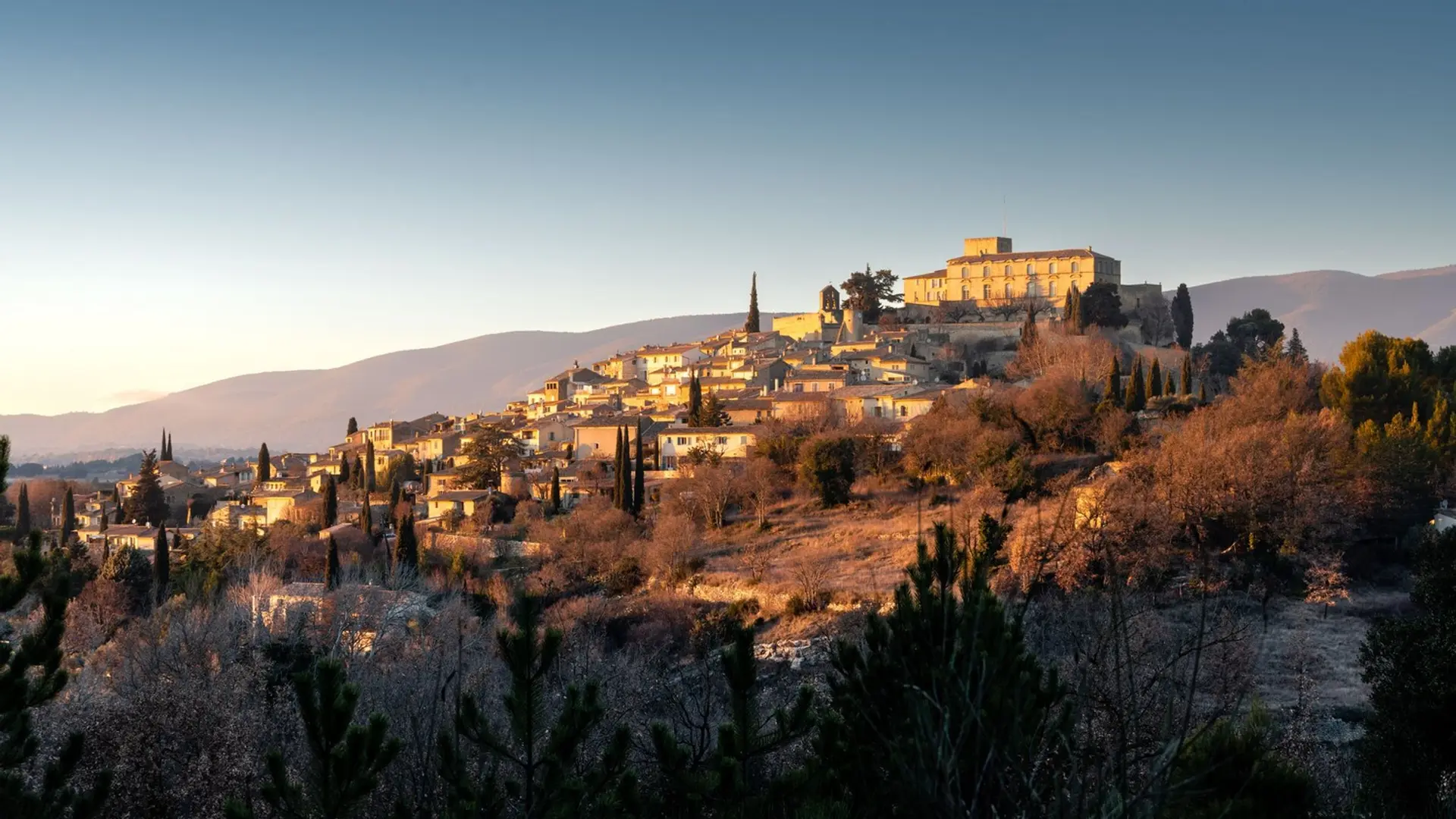 Ansouis au coeur de l'hiver