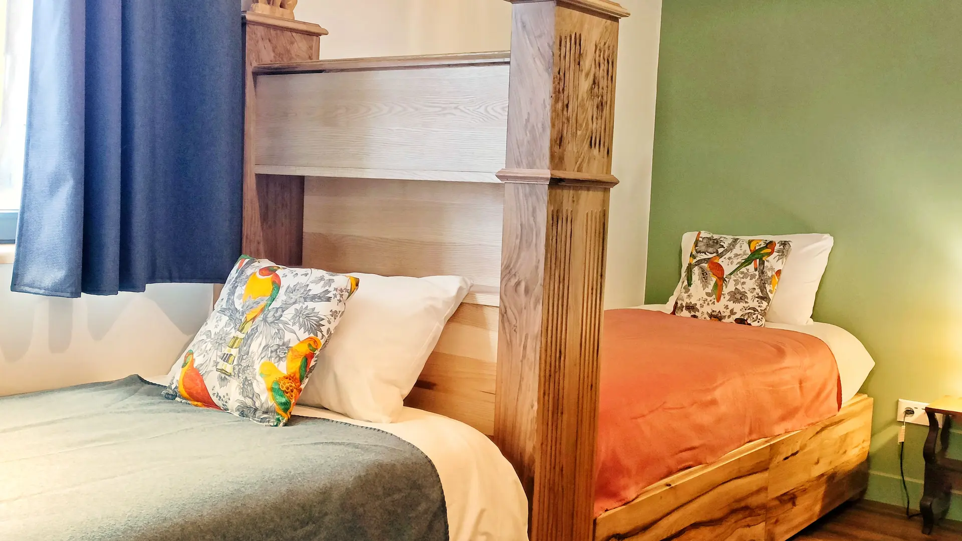 Chambre Pyrila : des lits en 200 tout moelleux