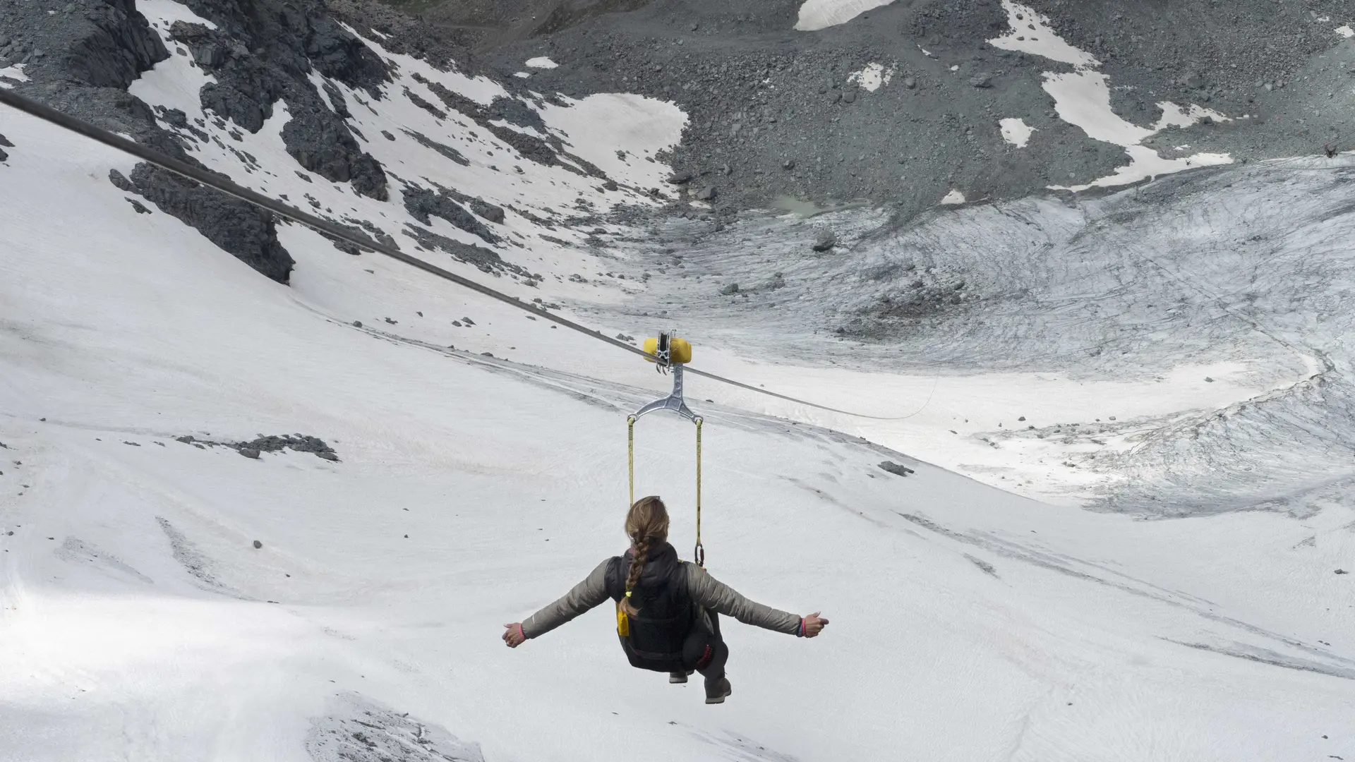 Mont-Fort zip line