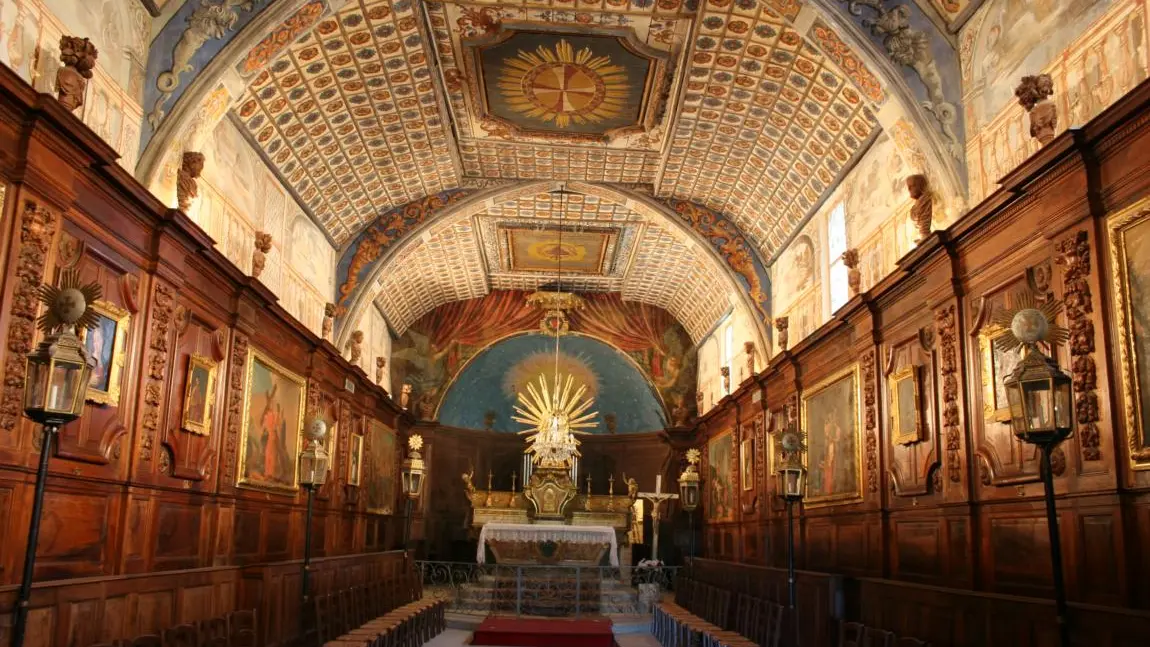 Décor intérieur - Chapelle des Pénitents Bancs