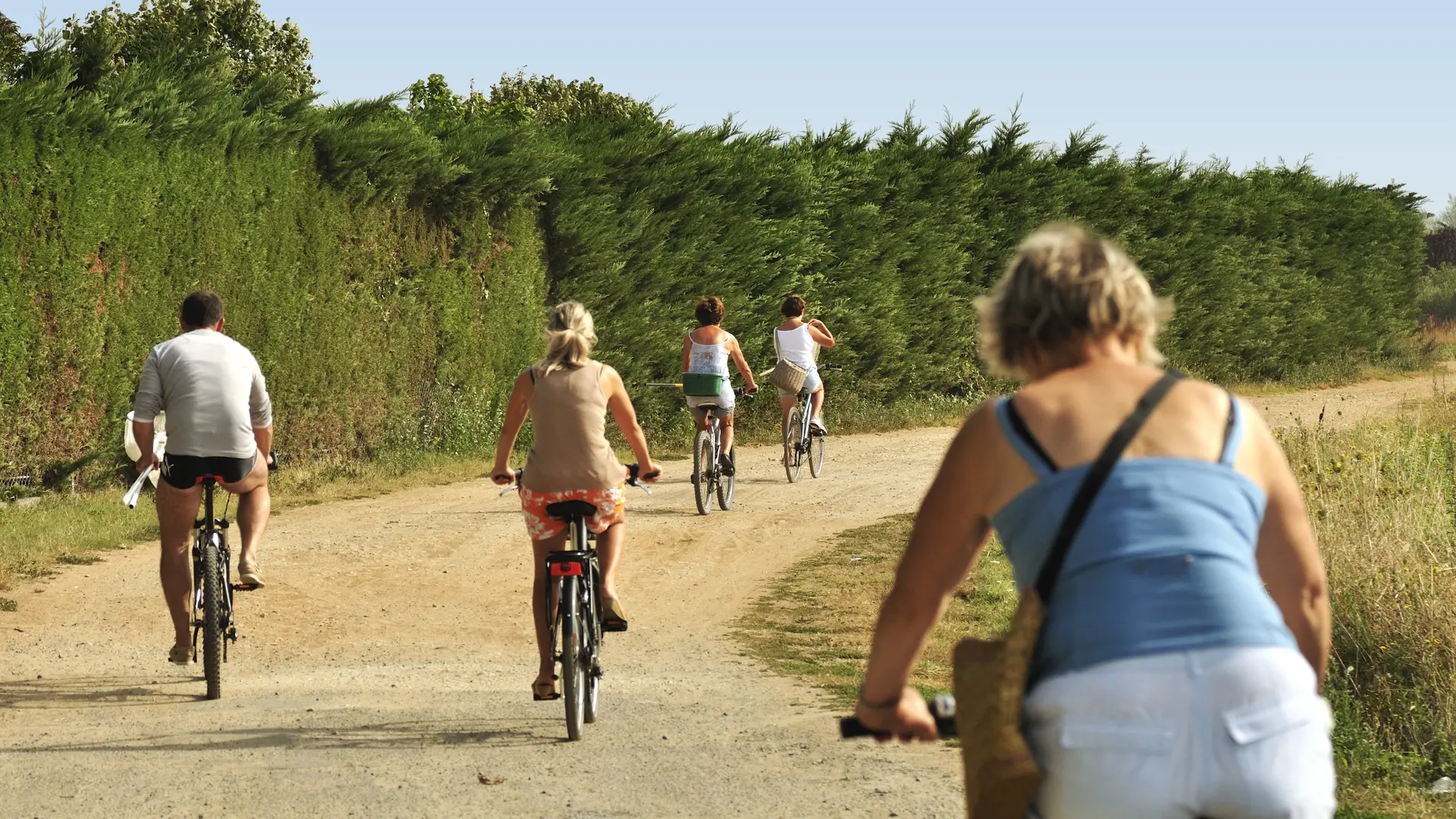 Piste cyclable à proximité du camping