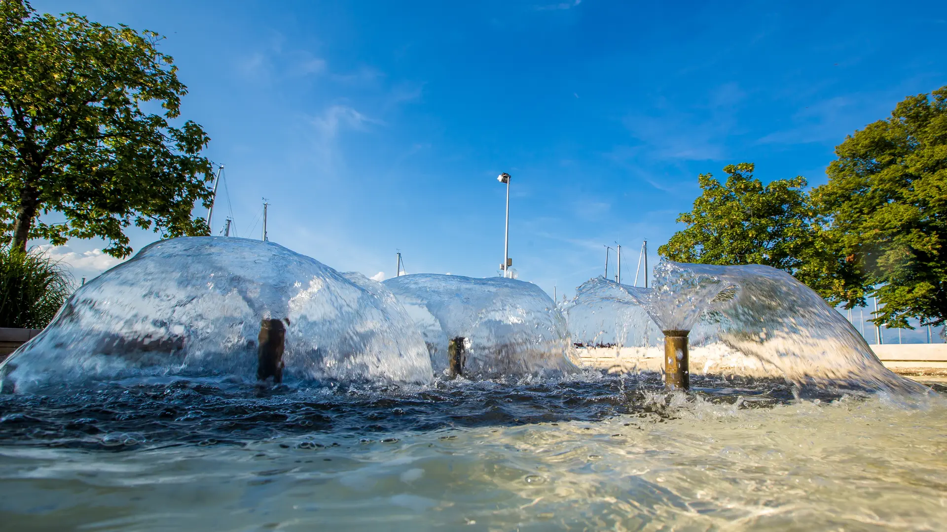 fontaines du port des Mouettes _Evian