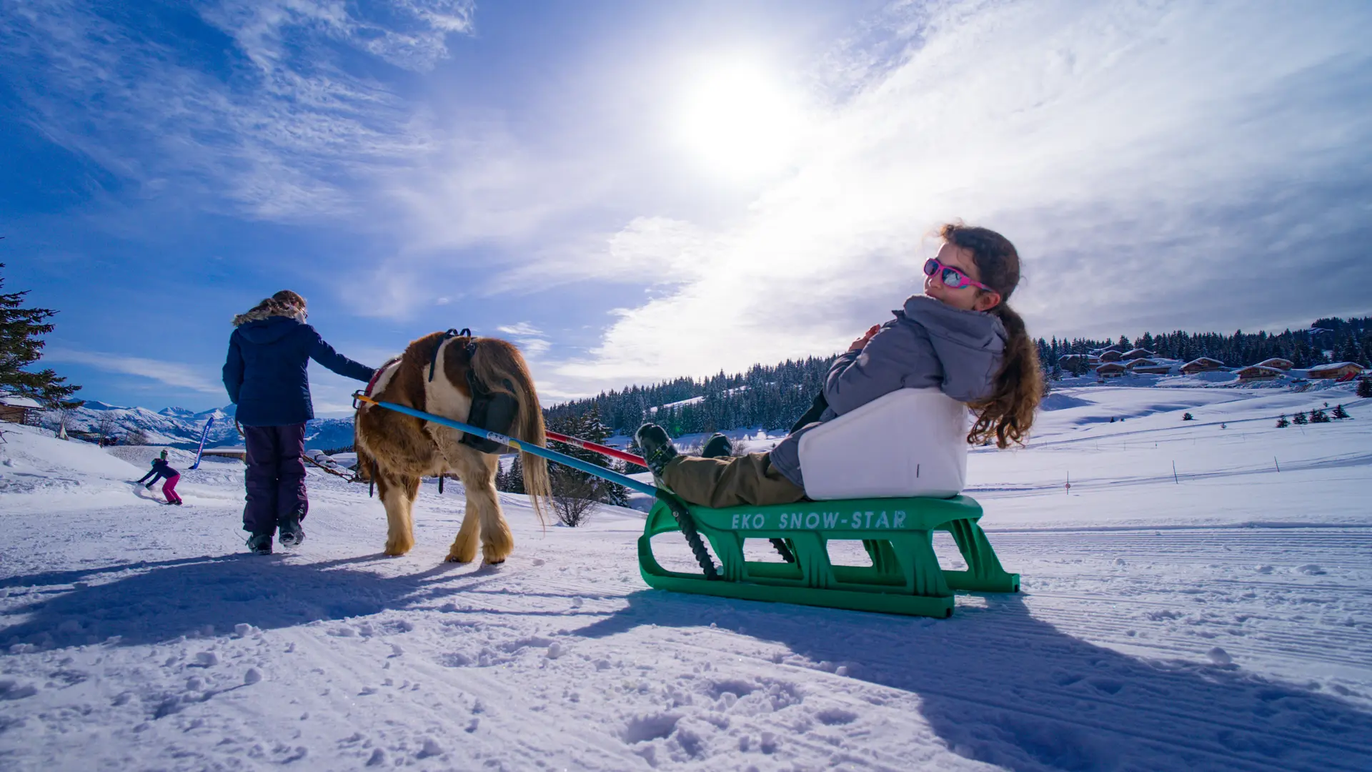 Poney Luge les Saisies