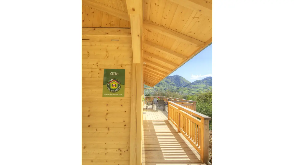 Accès à la terrasse