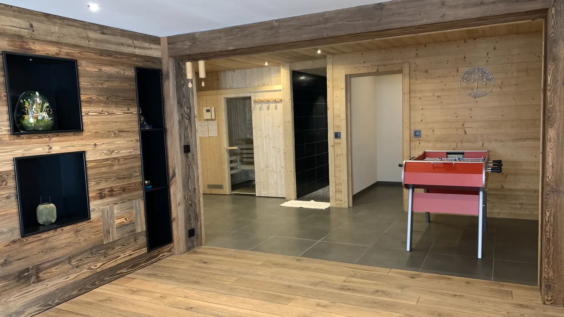 Sauna, babyfoot