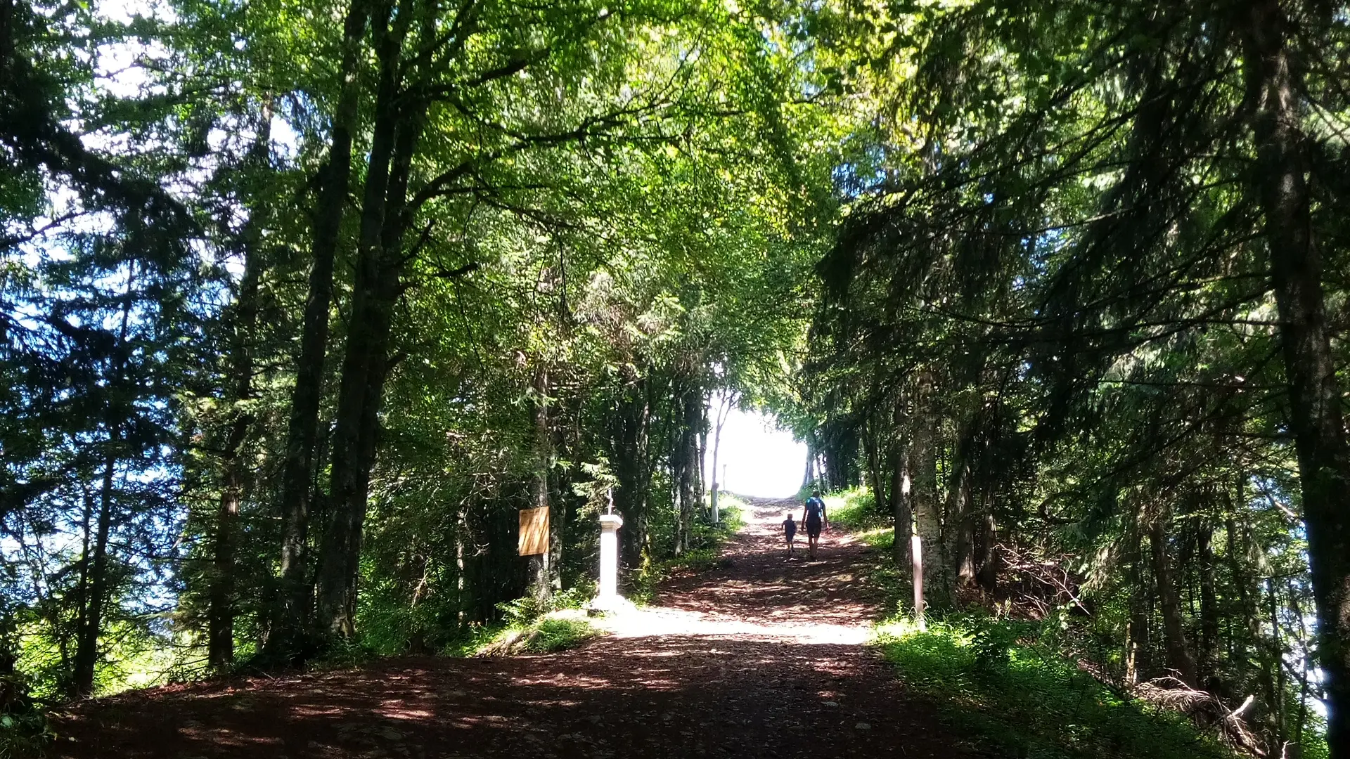Montée à la chapelle par le calvaire