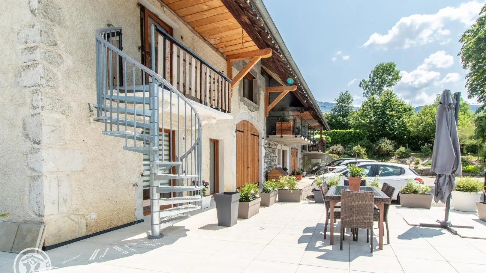 Terrasse du gîte