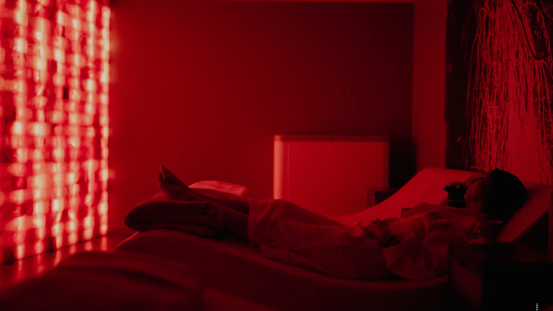 Salle au mur de sel de l'Himalaya