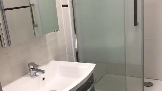 The bathroom