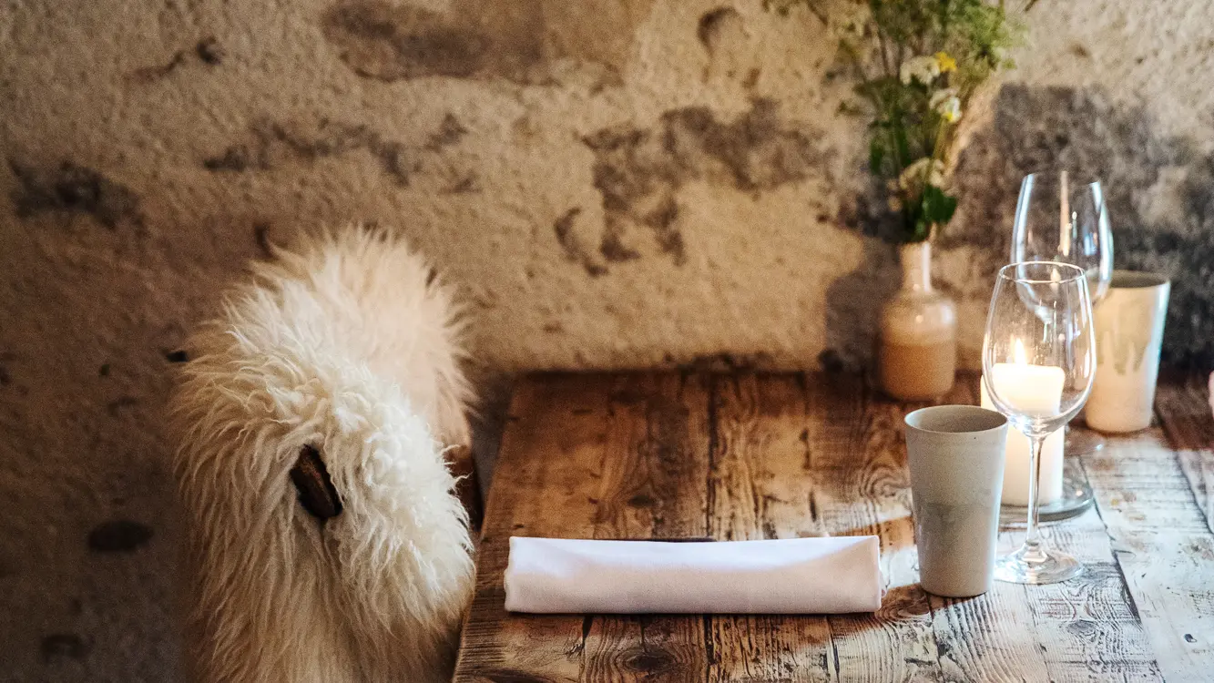 intérieur ambiance hiver au Moulin de Léré