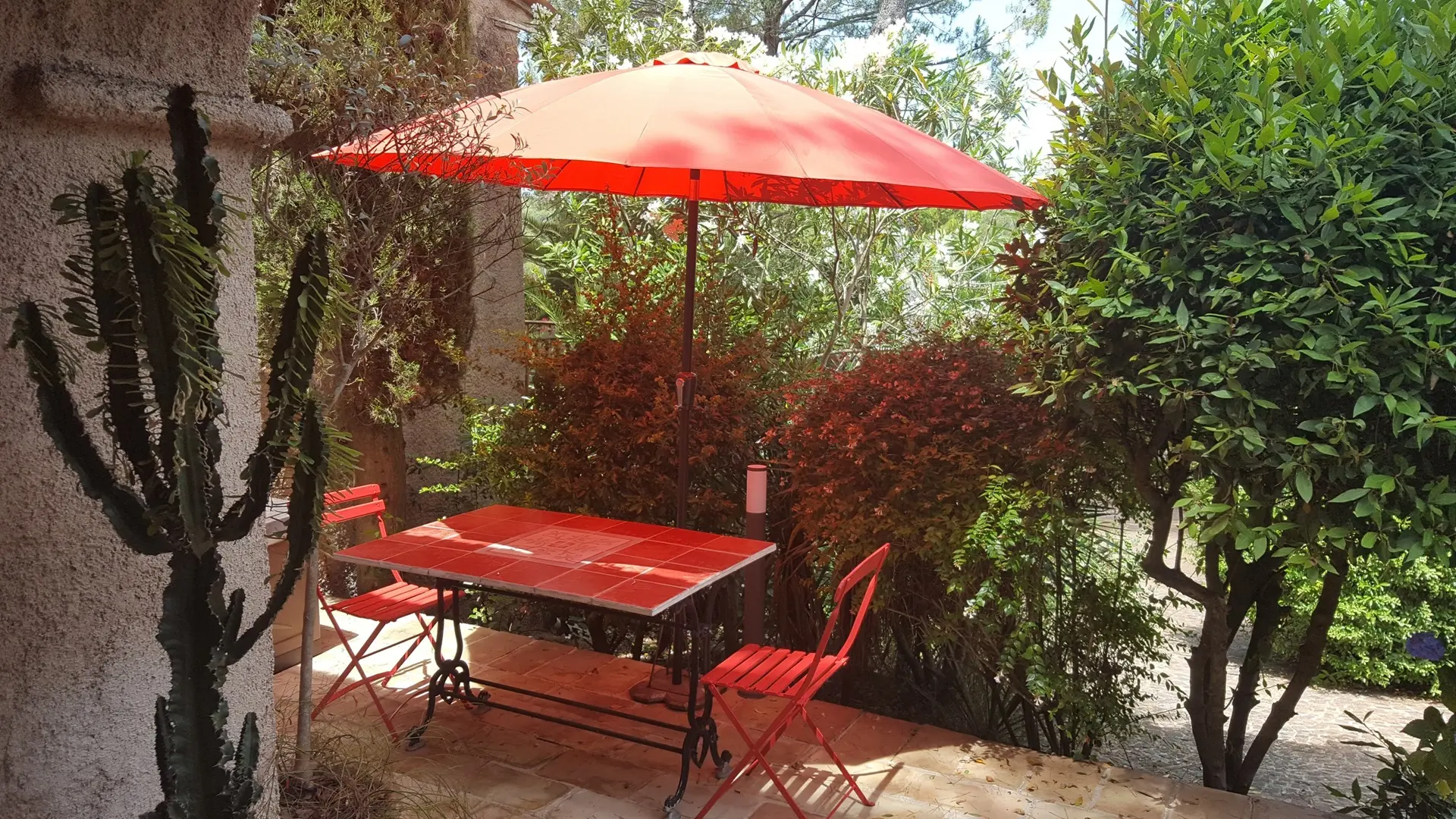 Tables terrasse La Douce Heure Mougins