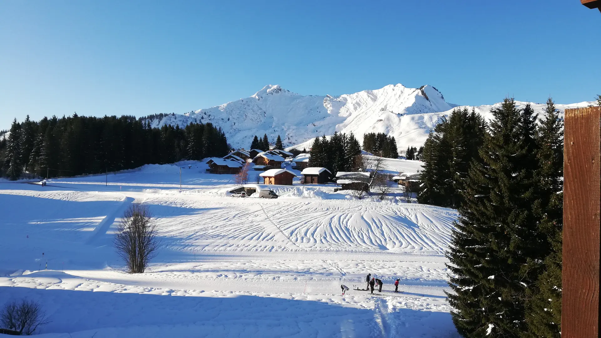 Vue de la résidence