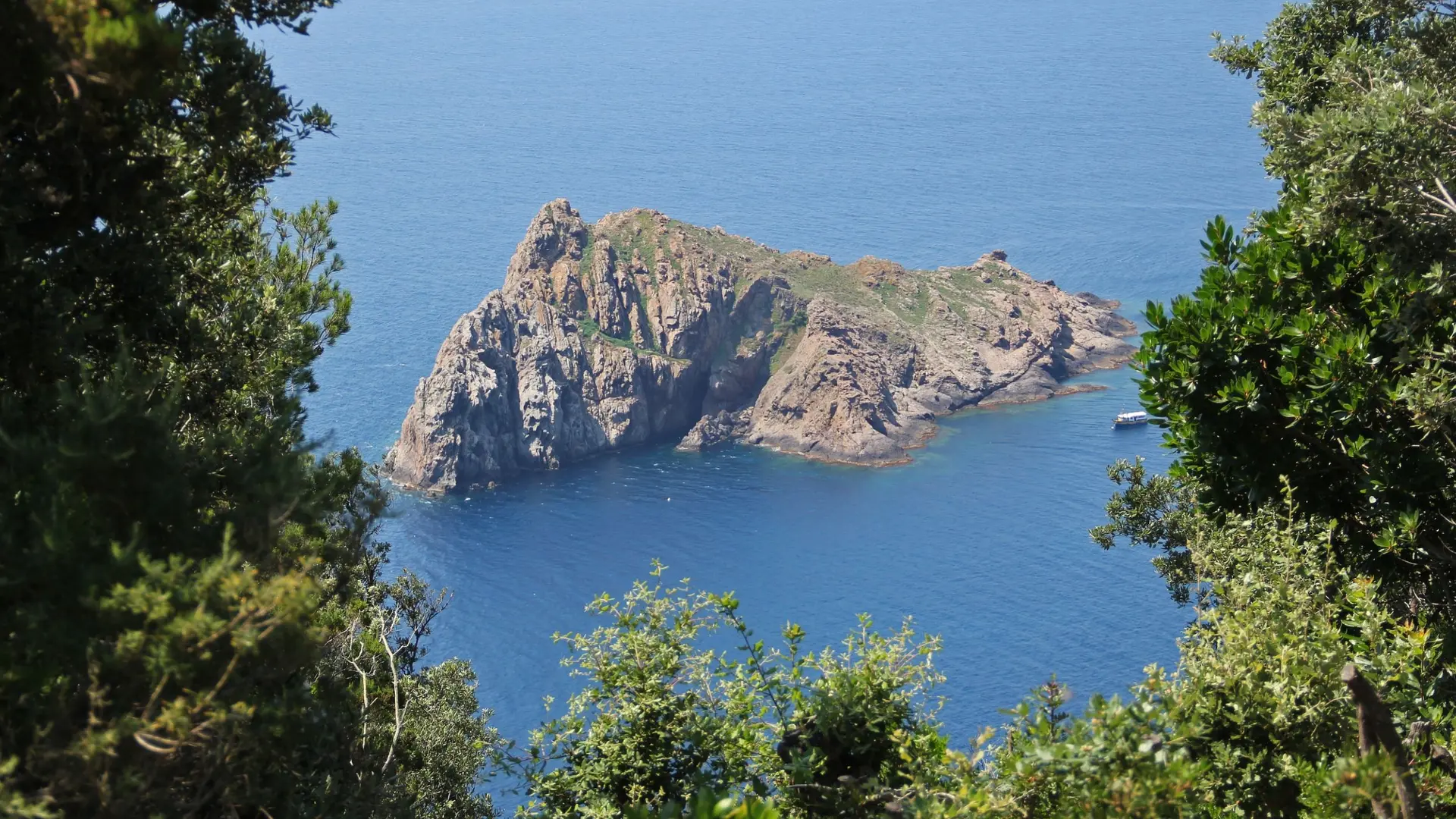 Vue sur l'ilot de la Gabinière