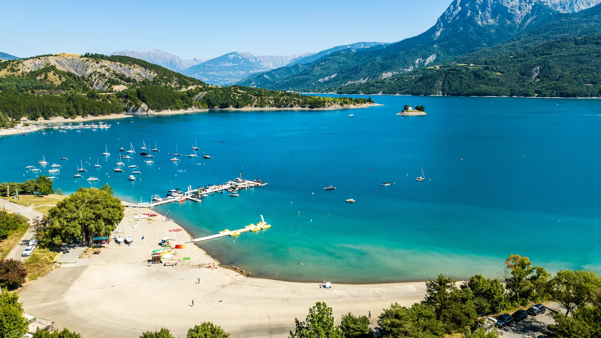 Plage des Pommiers, Baie St-Michel - Chorges