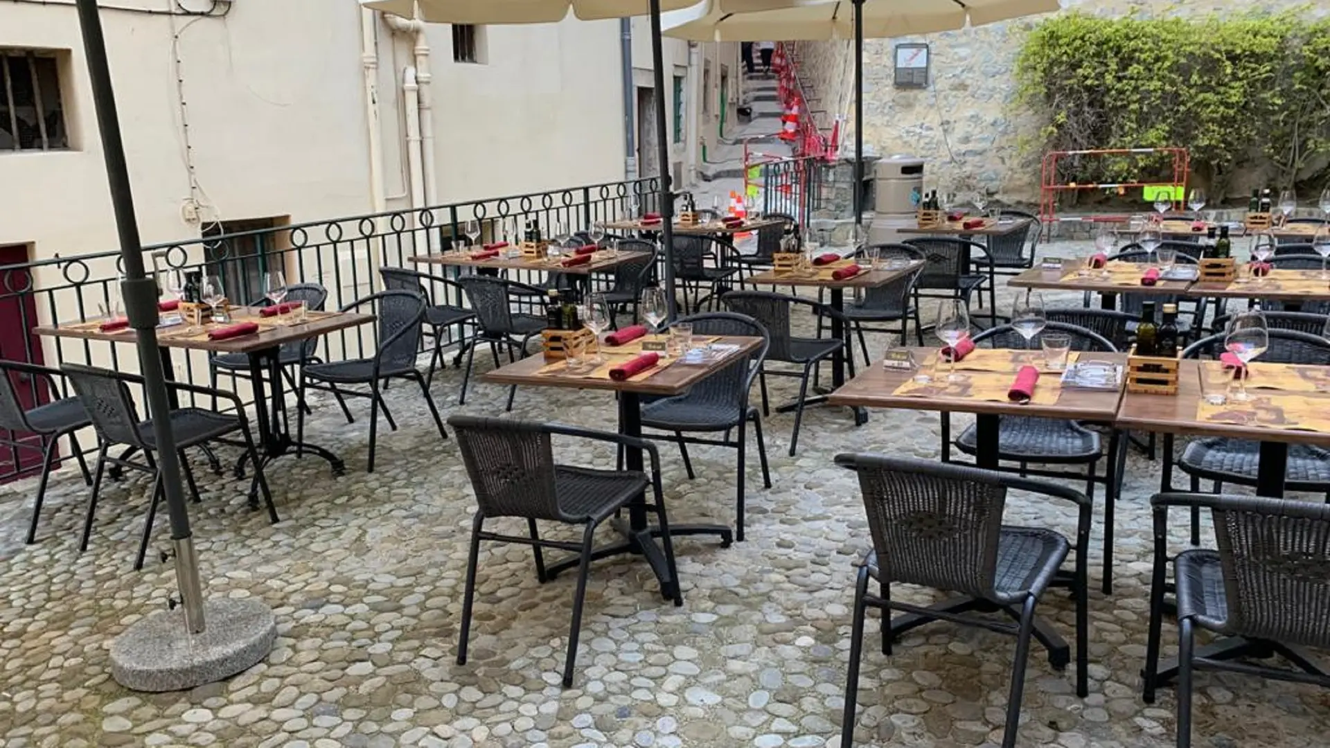 Terrace of the restaurant Côté Bistrot