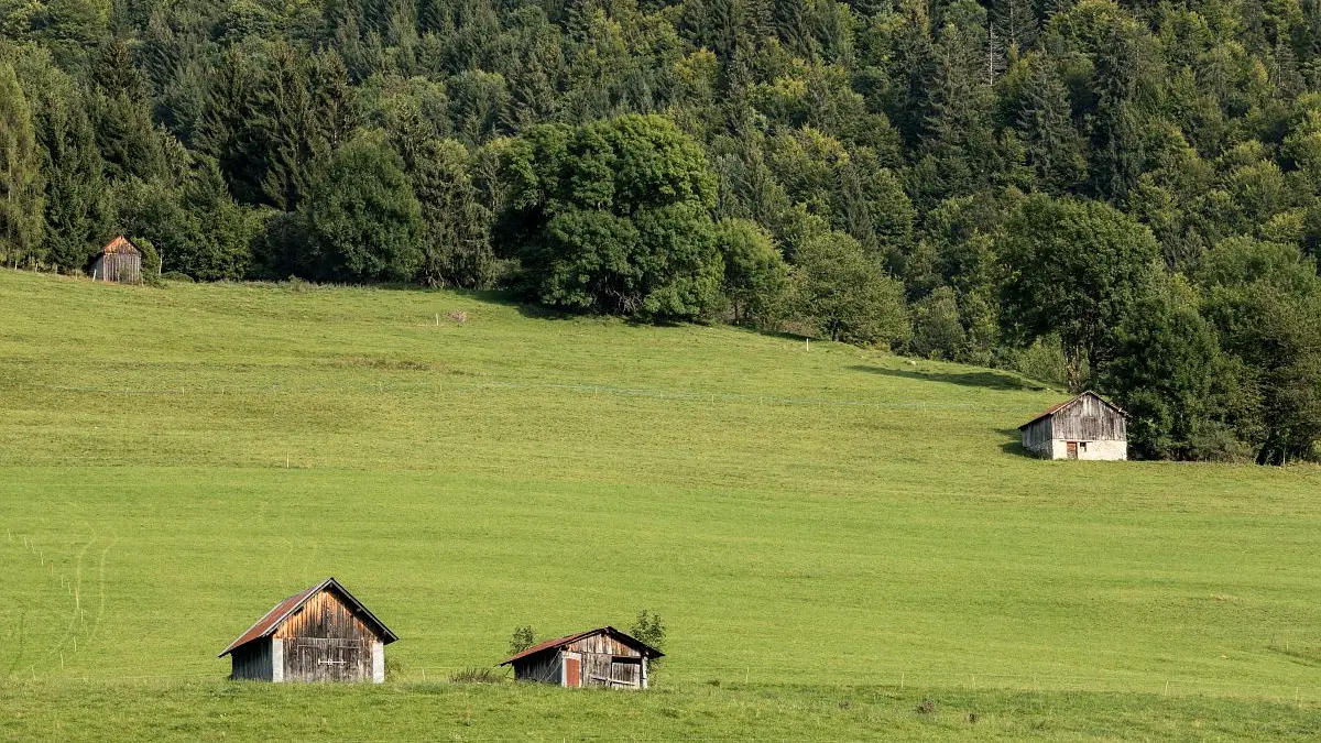 Paysage et village de Doucy-en-Bauges