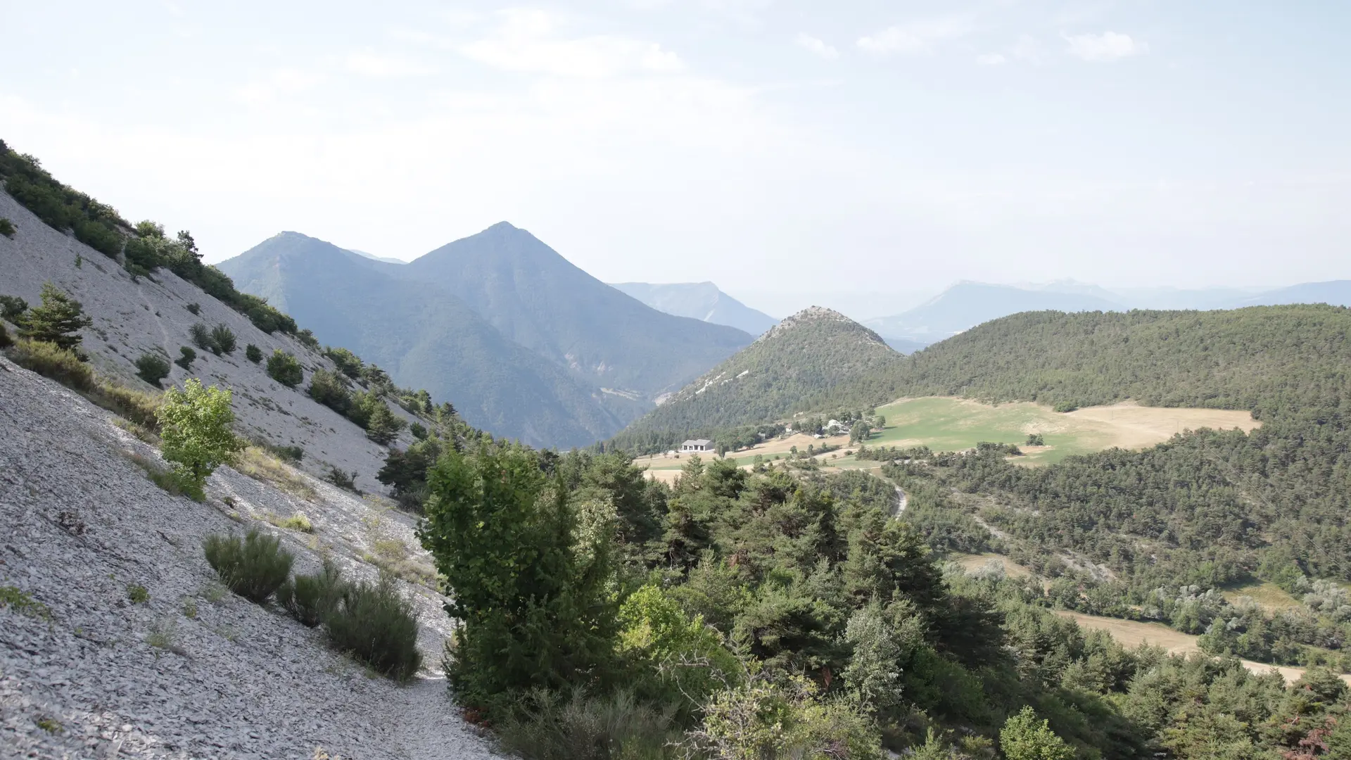 Col de Pierrefeu depuis Glaise
