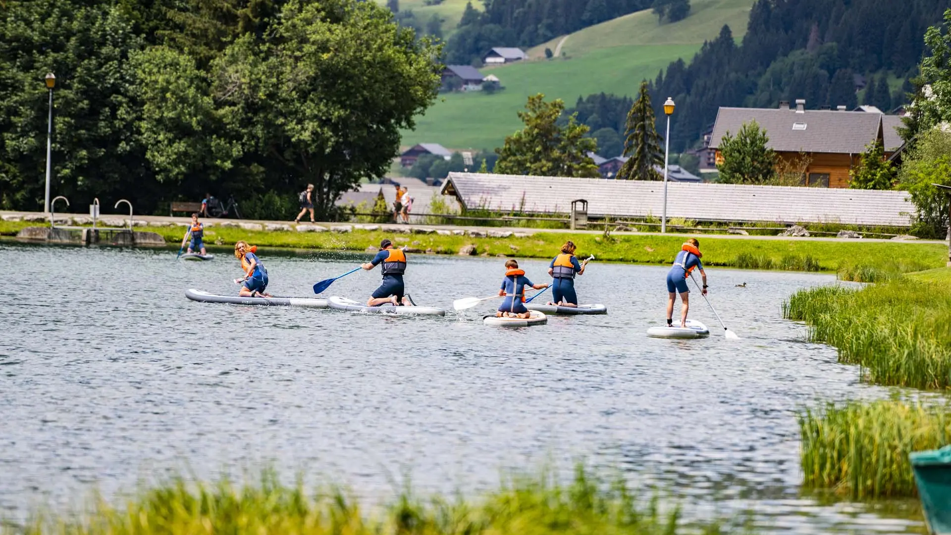 Paddle sur le lac de Vonnes