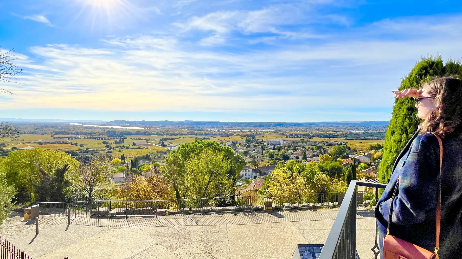 Vue sur la vallée du Rhône