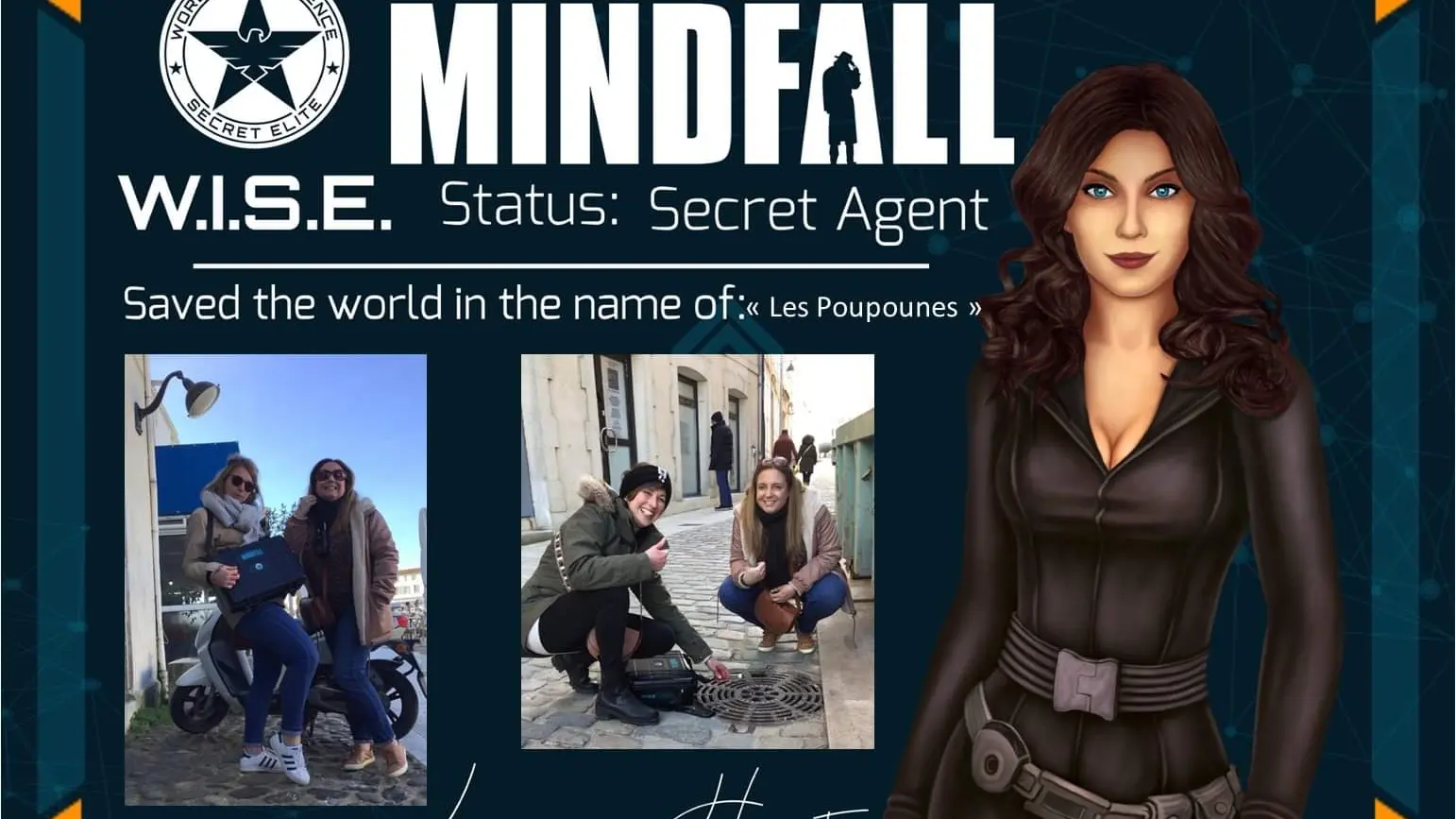 Agent secret in ré island