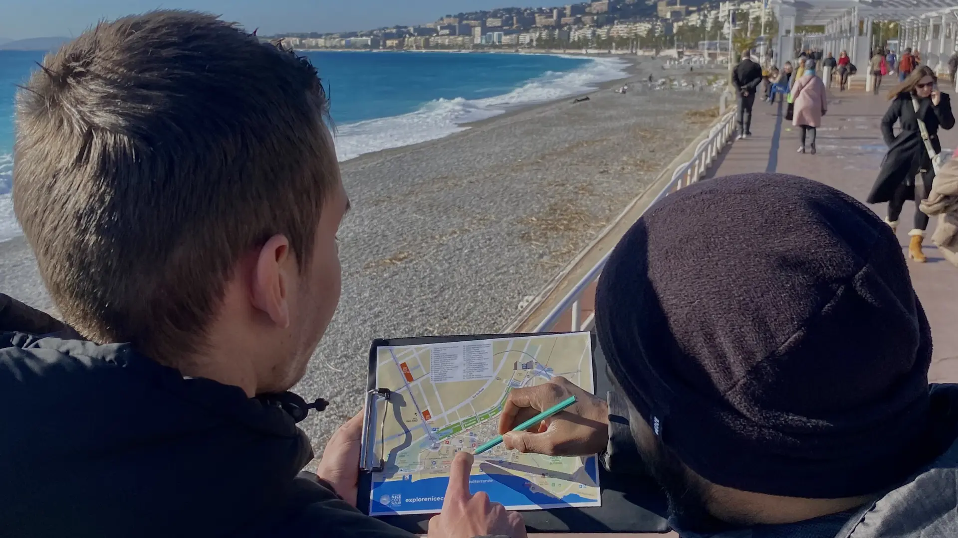 Jeu de piste à Nice Promenade des Anglais