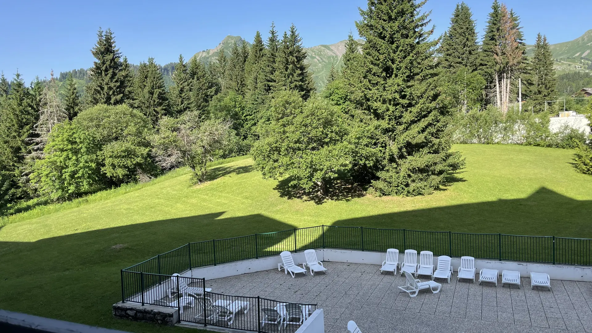 Vue piscine