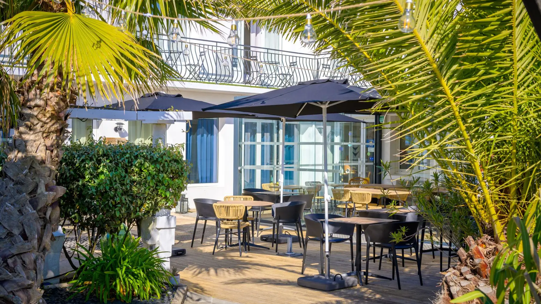 Terrasse du restaurant Le Martray