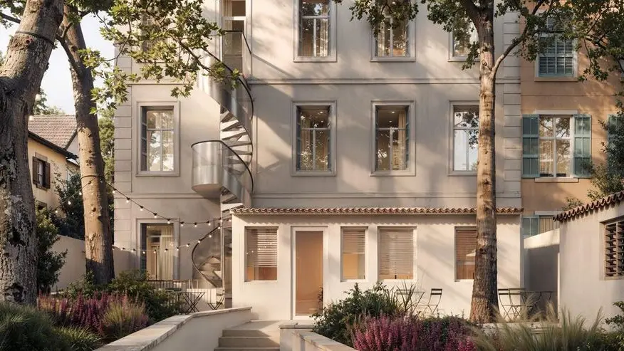 Façade de la résidence Grand Juste