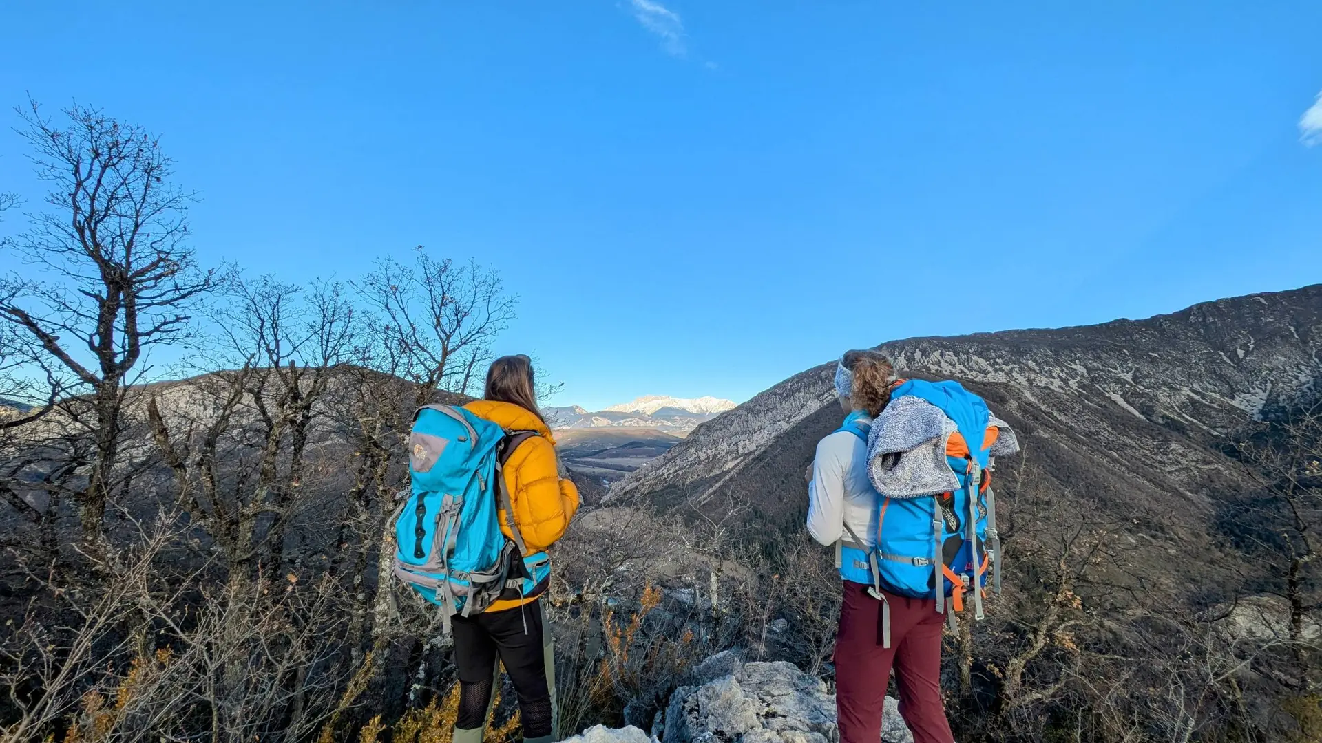Panorama depuis la crête de Fontarache