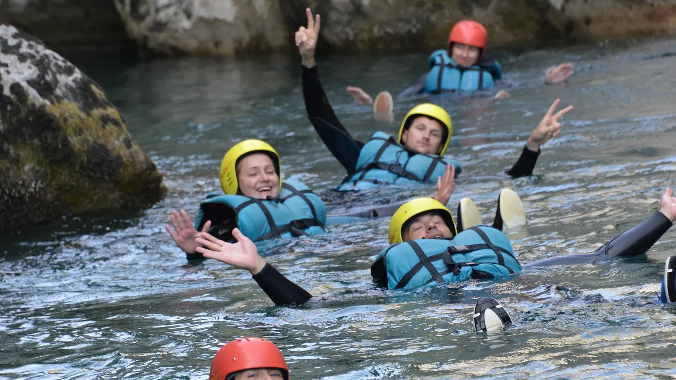 Aqua randonnée dans les gorges du verdon