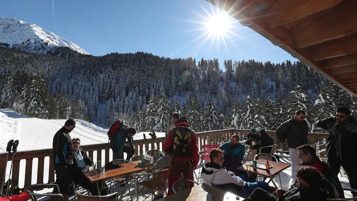 Terrasse Chalet Nordique de Beldina