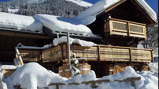 Chalet en hiver