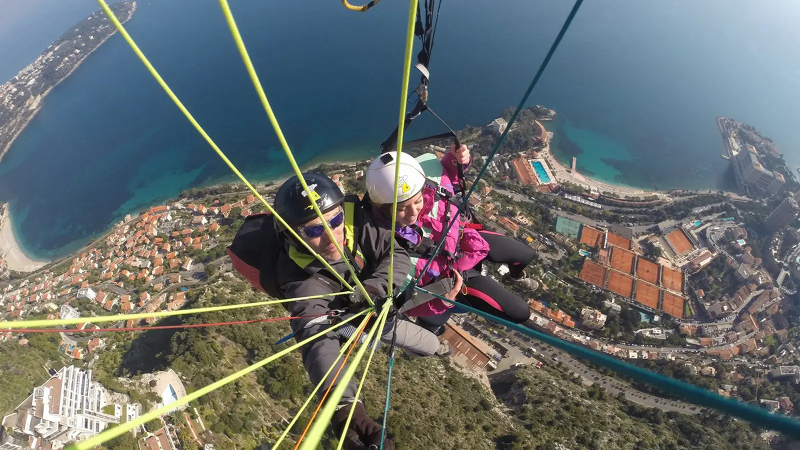 Baptême parapente à Roquebrune-Cap-Martin