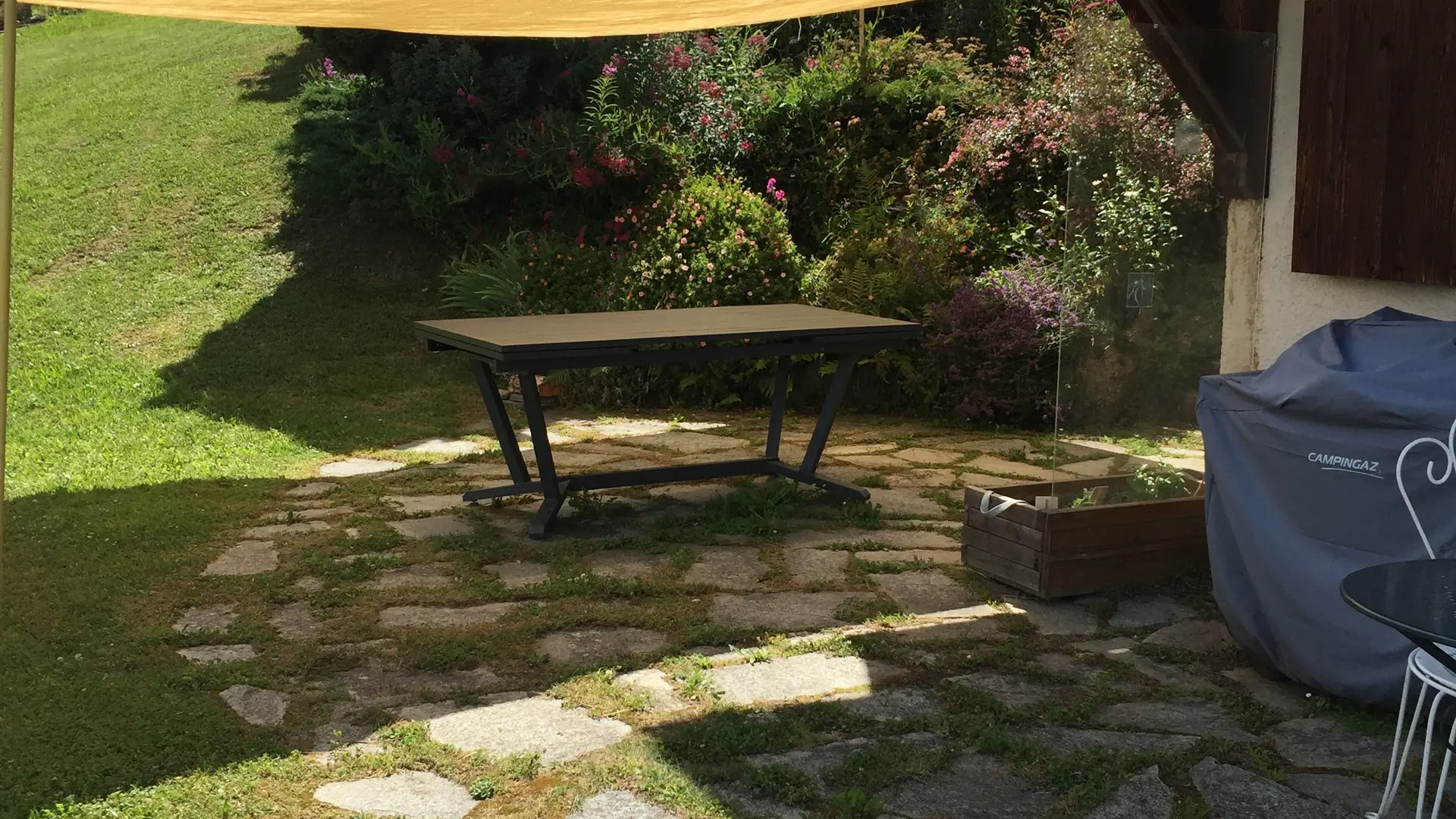 Terrasse ombragée