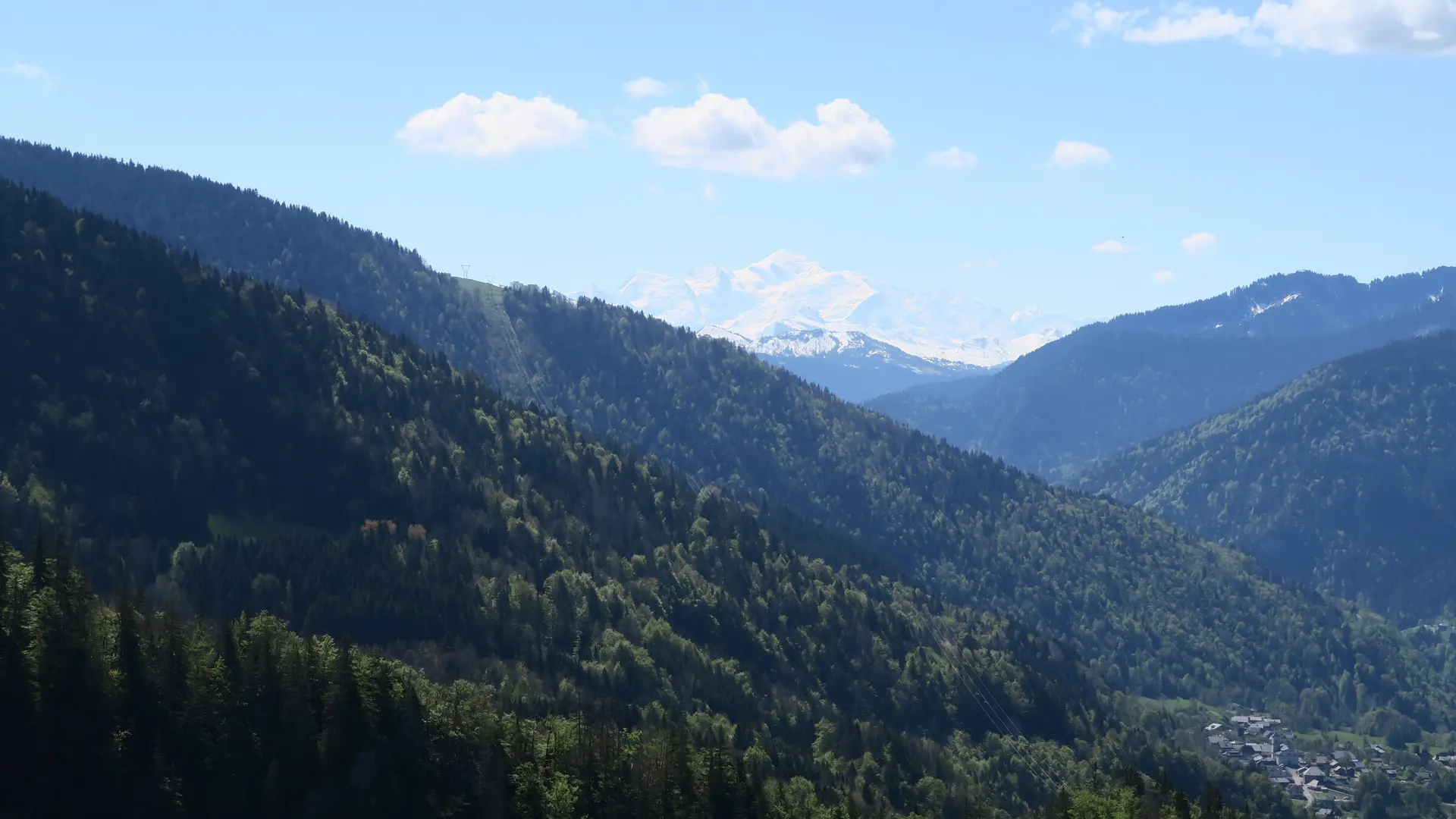 Vue mont Blanc