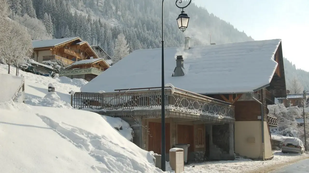 Le chalet en hiver