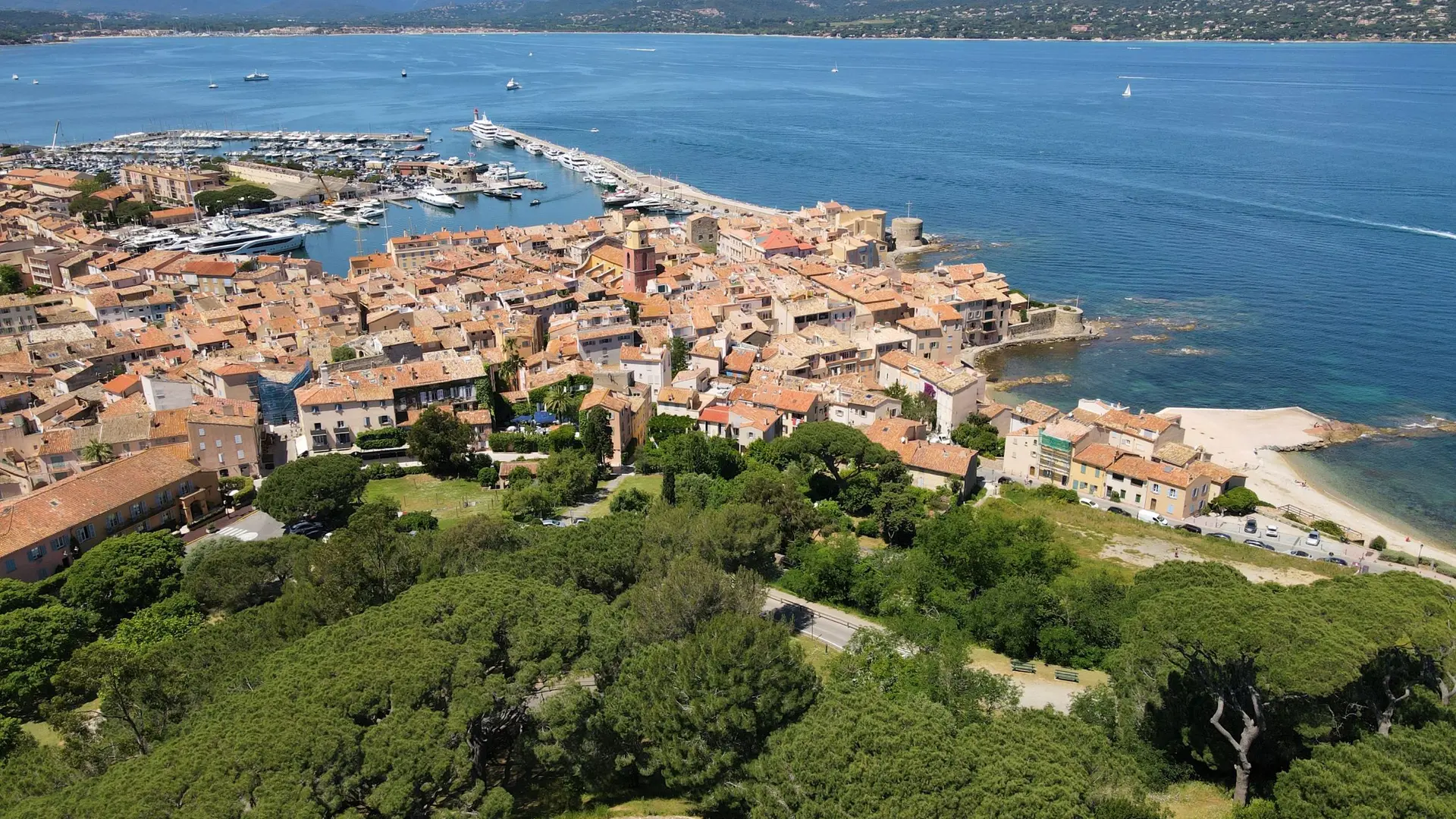 Vue de Saint-Tropez depuis la Citadelle