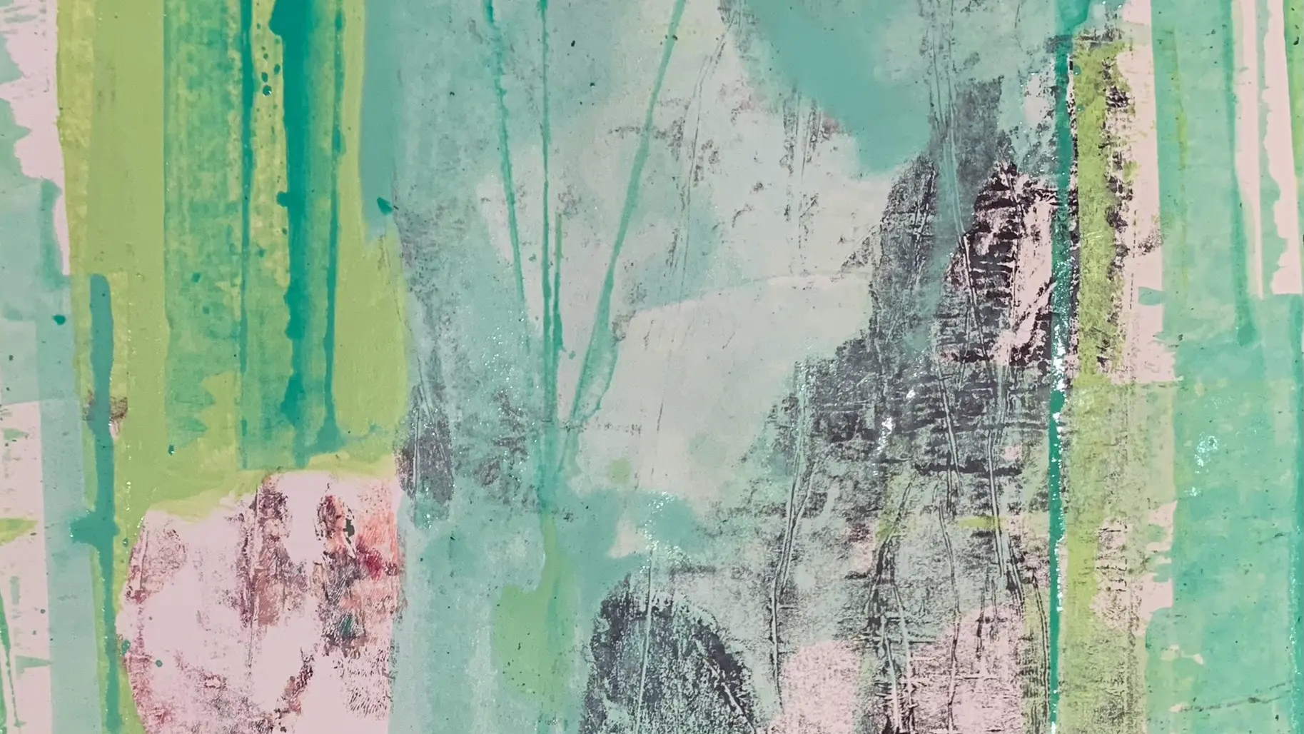 ‘Un air de printemps’ - techniques mixtes sur papier