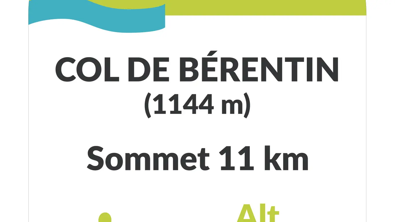 Borne km col de Bérentin
