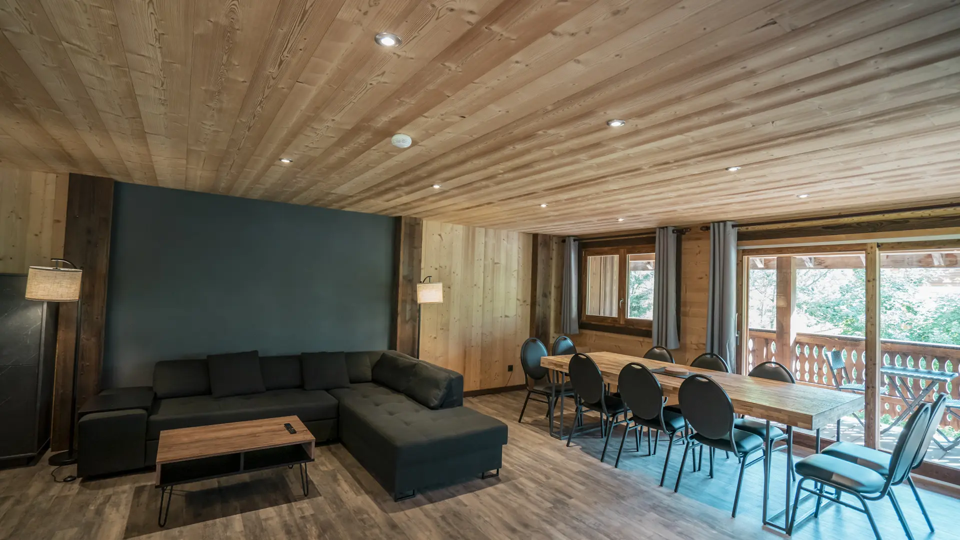 Salon - 5 pièces - Chalet les Cerfs_Châtel