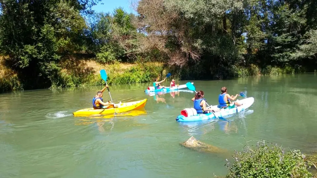 canoés sur l'Hers Vif